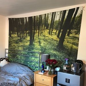 Discontinued Urban Outfitters Forest Field wall hanging tapestry- gorgeous!